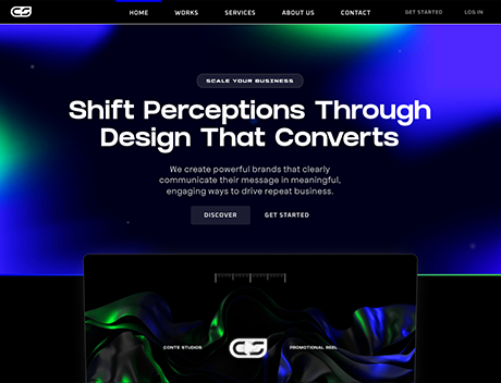 Conte Studios Website Design